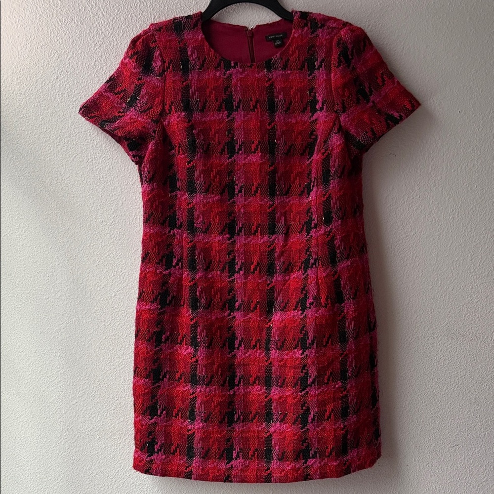 Ann Taylor Houndstooth Dress